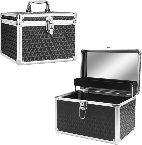 Makeup box with mirror - with,