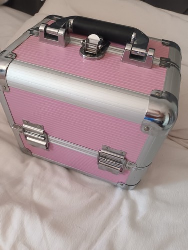 Pink aluminium hard make - pink, up