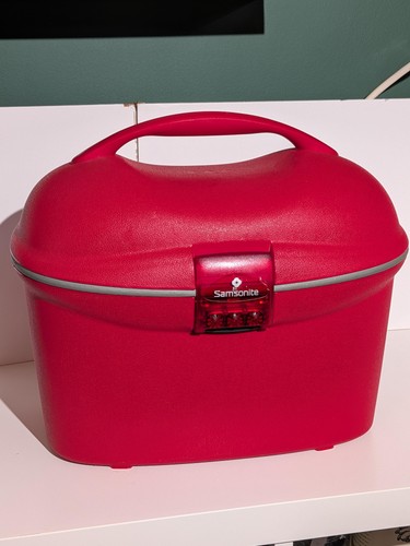 Samsonite red hard shell - hard,