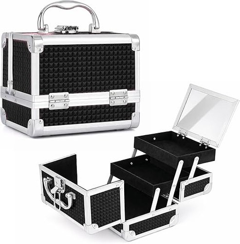 Makeup box vanity - case, with