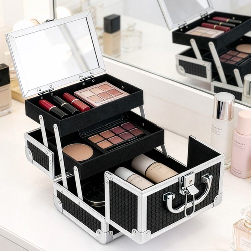 Lockable makeup box - lockable,