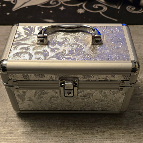 Silver floral hard aluminium - hard,