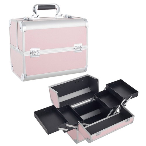 Aluminium cosmetic vanity - aluminium,