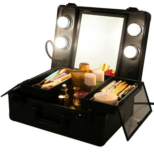 Lockable makeup case led - lockable,